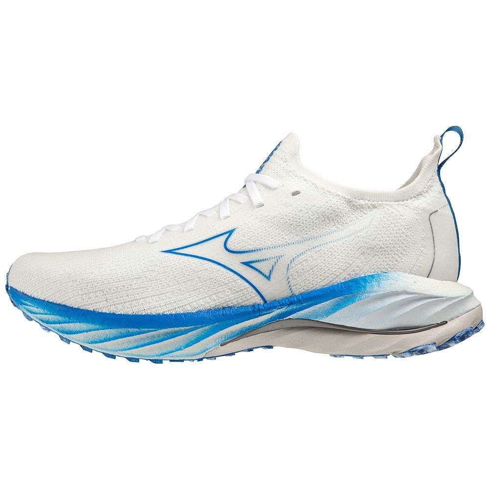 Adidasi Alergare Mizuno Wave Neo Wind Barbati Albi | HWOPVC627