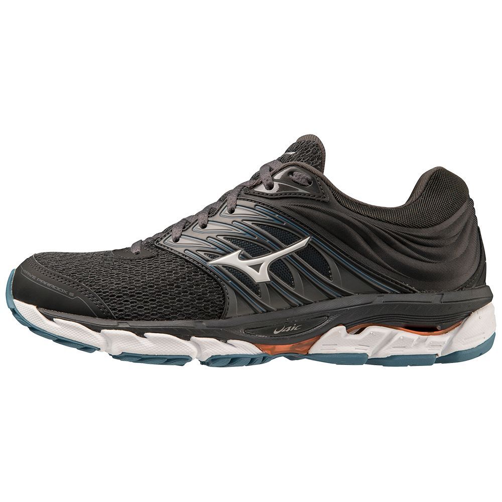 Adidasi Alergare Mizuno Wave Paradox 5 Barbati Negrii Portocalii Deschis | WQYAGF841