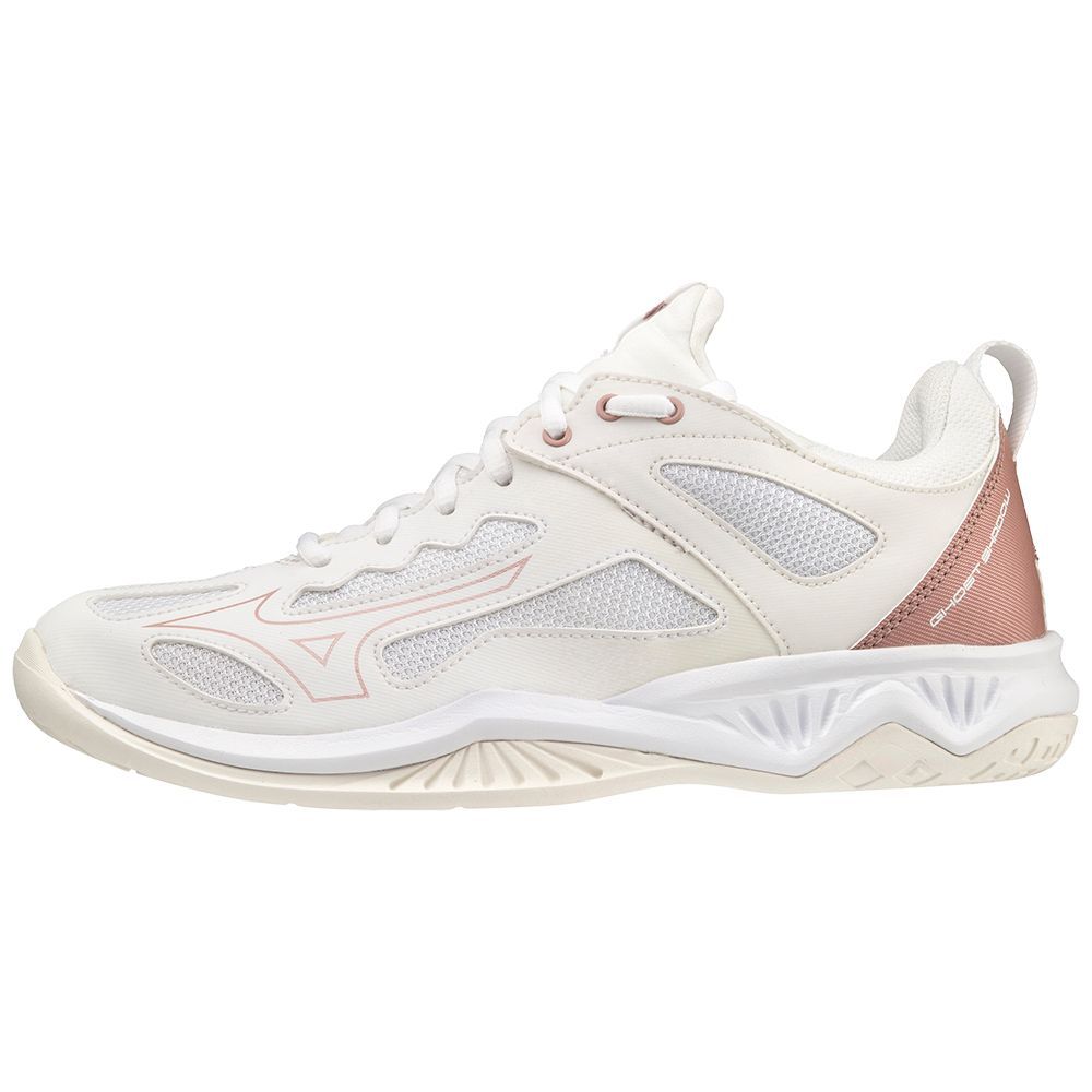 Adidasi Handbal Mizuno Ghost Shadow Dama Albi | DZFPQL256