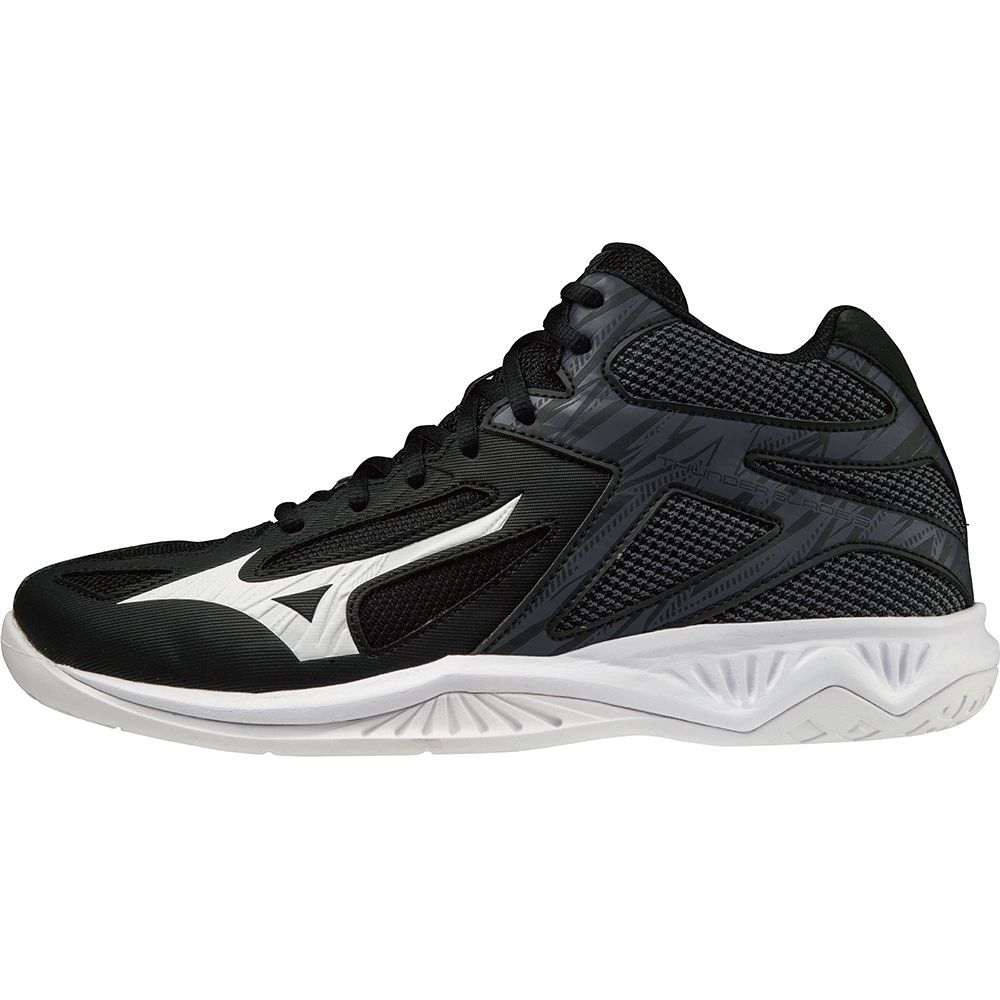 Adidasi Handbal Mizuno Thunder Blade 3 Mid Barbati Albi | RZWQTA801