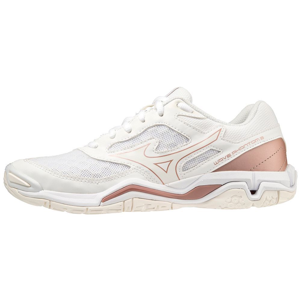 Adidasi Handbal Mizuno Wave Phantom 3 Dama Albi | NQHIXG589