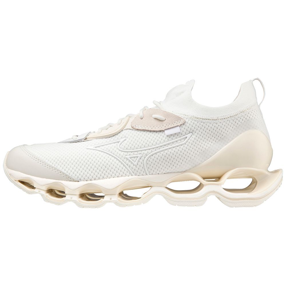 Adidasi Mizuno Wave Prophecy Beta Barbati Albi | JBVNEI354