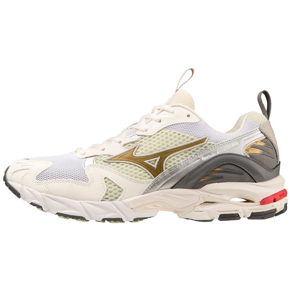 Adidasi Mizuno Wave Rider 10 Barbati Albi Argintii | EKVMQG564