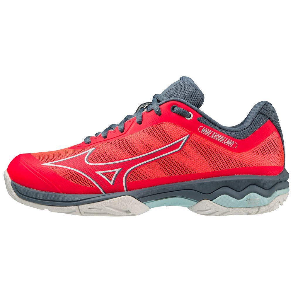 Adidasi Tenis Mizuno Wave Exceed Light Ac Dama Corai Albi Albastri | EKLMRA816