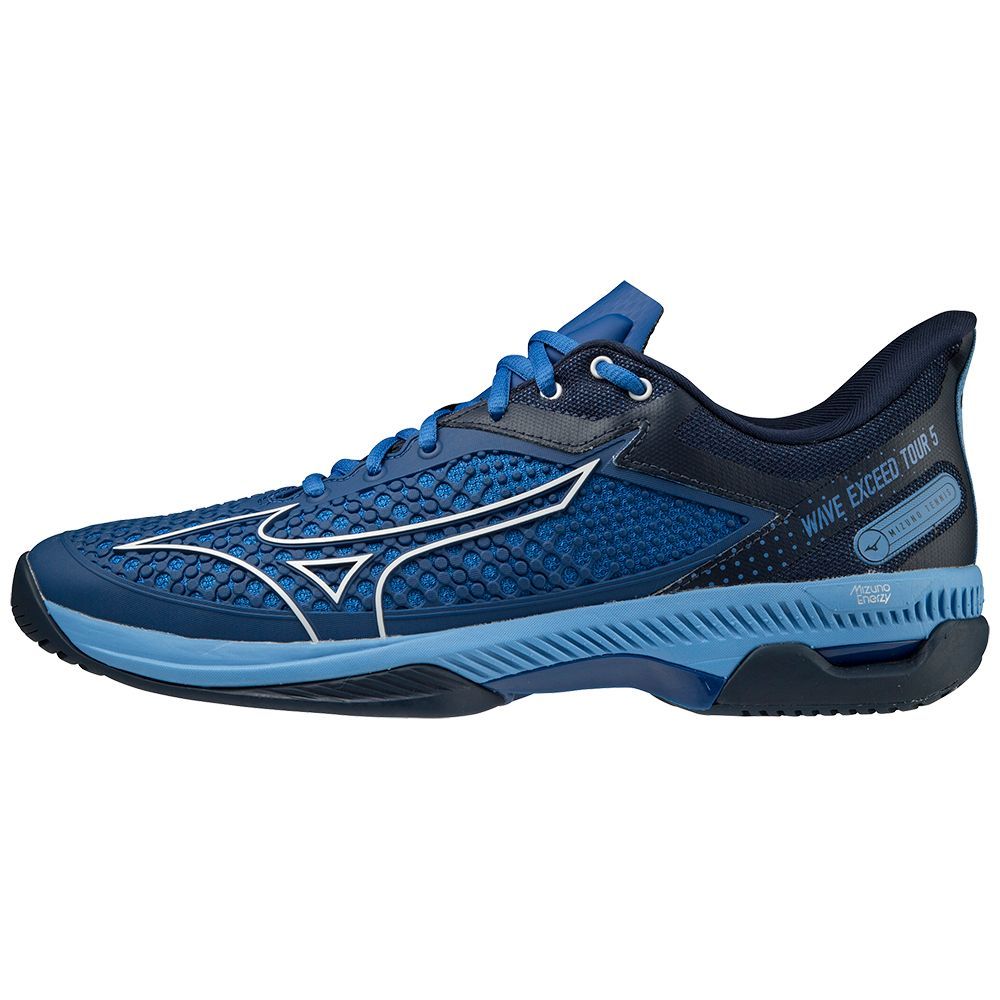Adidasi Tenis Mizuno Wave Exceed Tour 5 Ac Barbati Albi | XKPMDC301