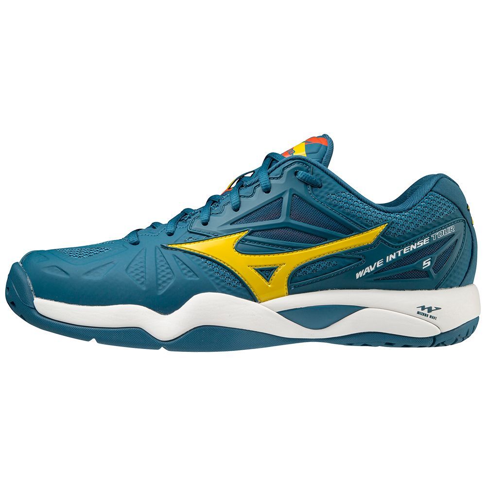 Adidasi Tenis Mizuno Wave Intense Tour 5 Ac Barbati Albastri | QCDSGP576