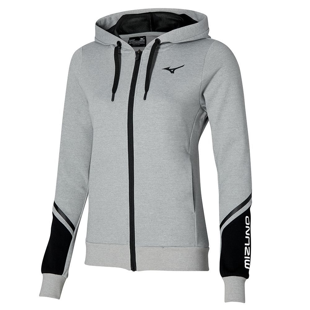 Geaca Mizuno Athletics Sweat Dama Gri | MZBEYN248