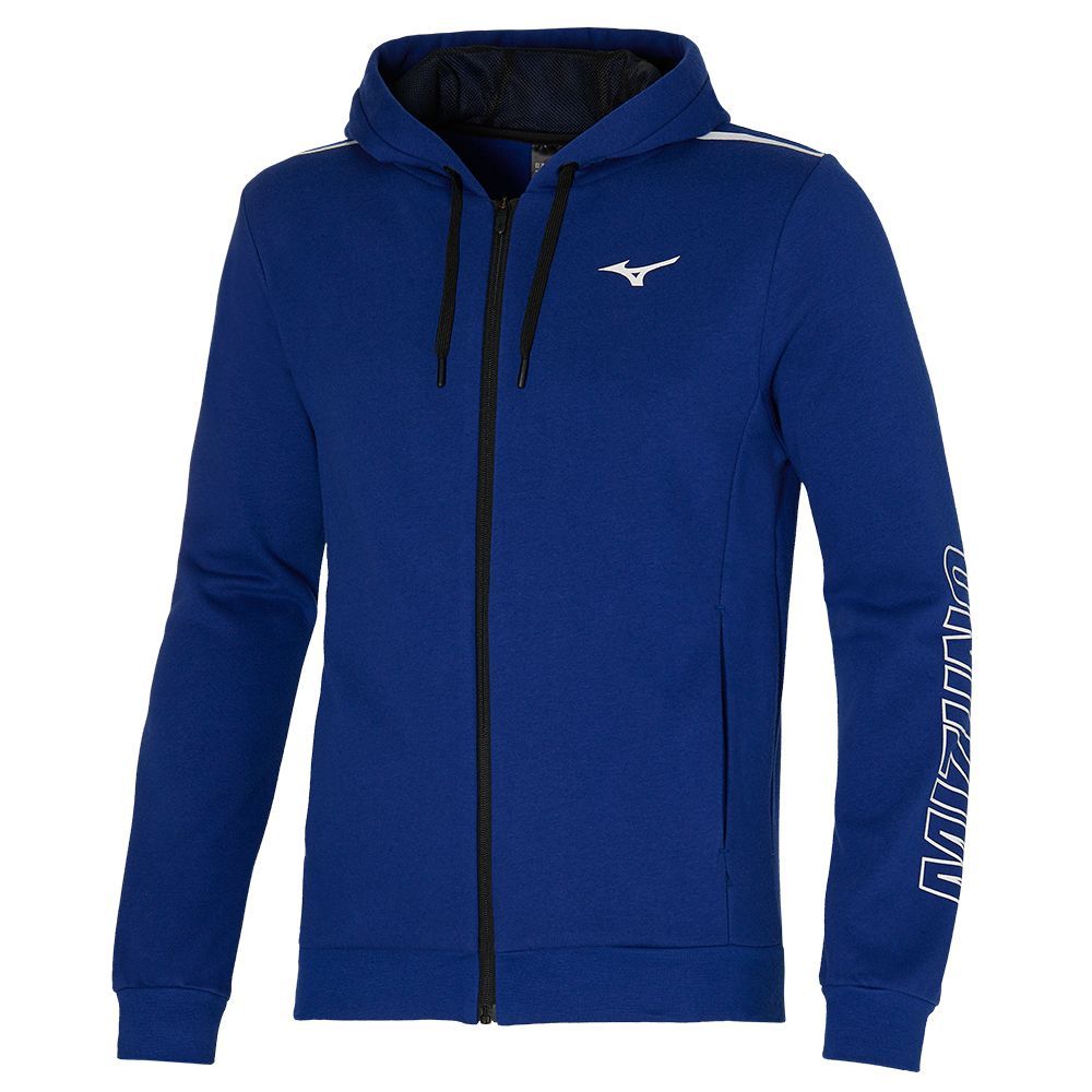 Geaca Mizuno Sweat Barbati Albastri | VDPZNO150