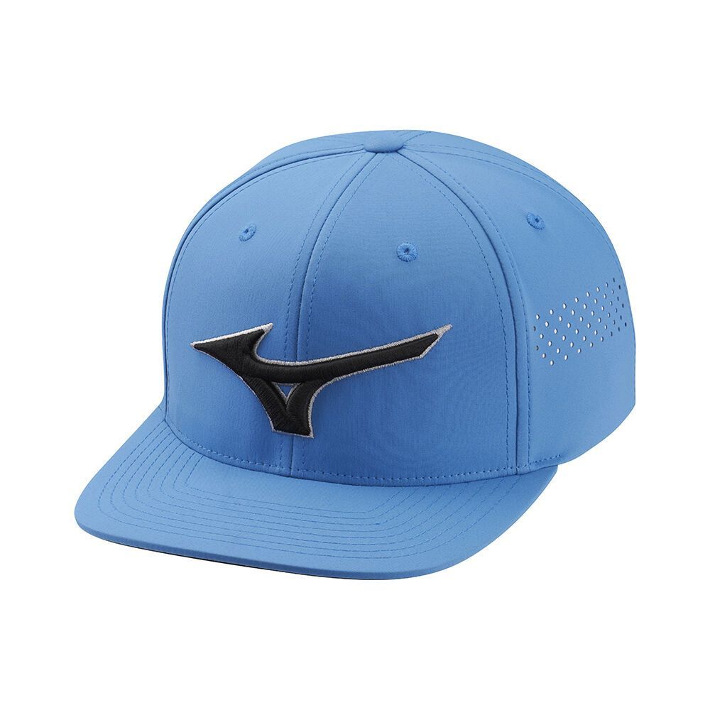 Headwear Mizuno Tour Flat Snapback Barbati Albastri | MUSJQY847