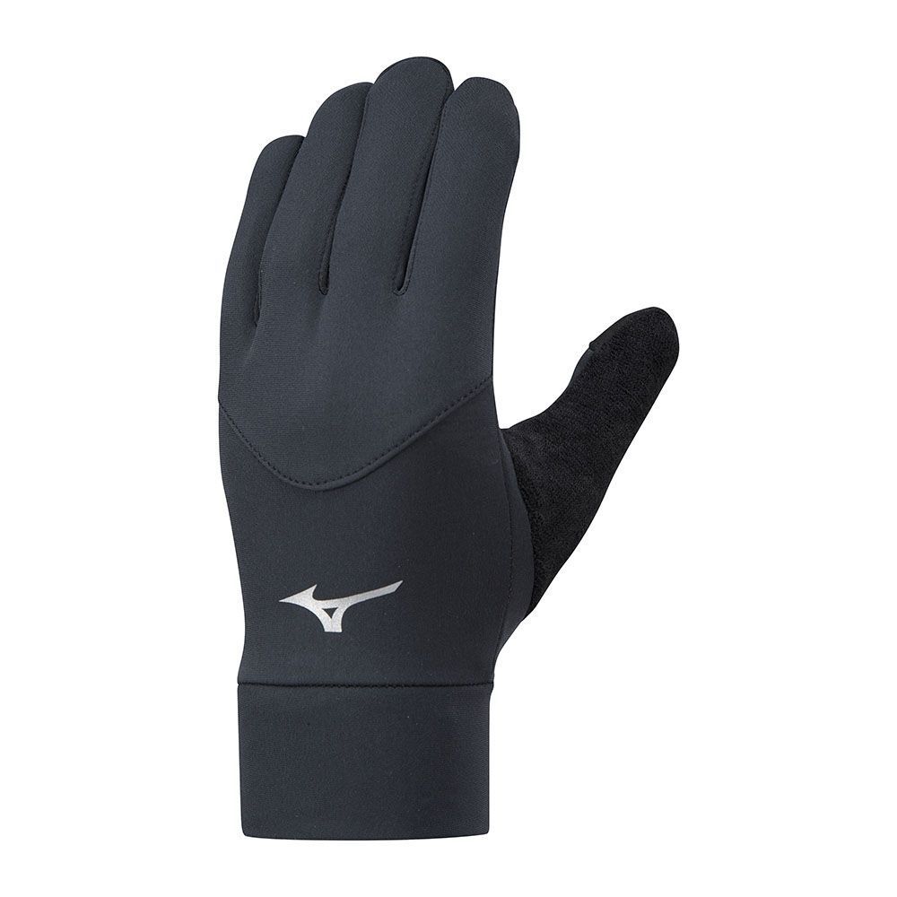 Manusi Mizuno Warmalite Barbati Negrii | UFPWNJ693