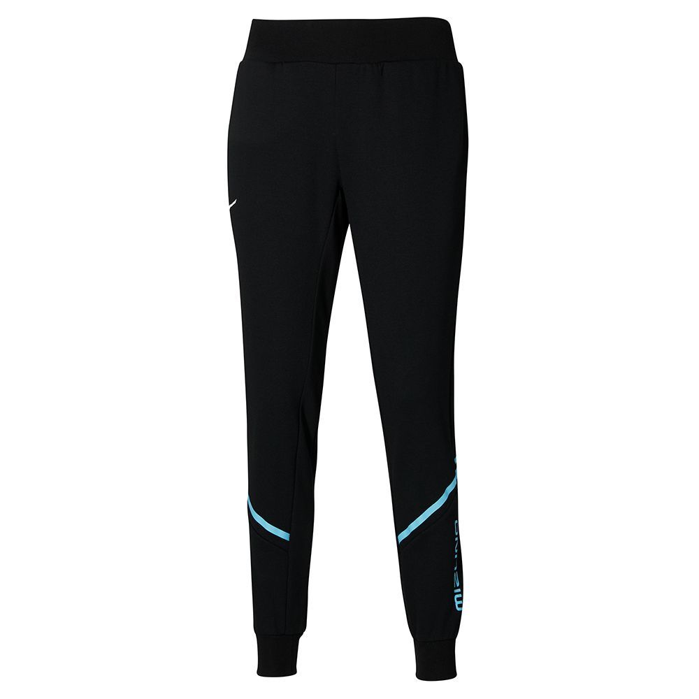 Pantaloni Mizuno Athletics Sweat Dama Negrii | IKCZGX483
