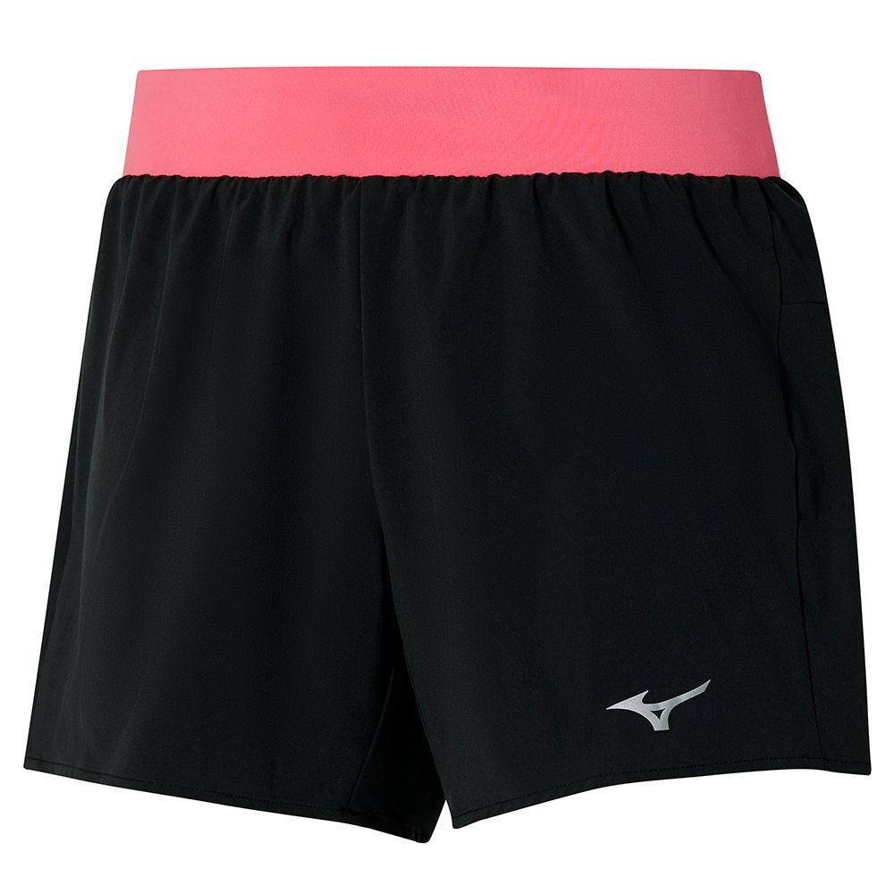 Pantaloni Scurti Mizuno Alpha 4.5 Dama Negrii Corai | FIZVWD671