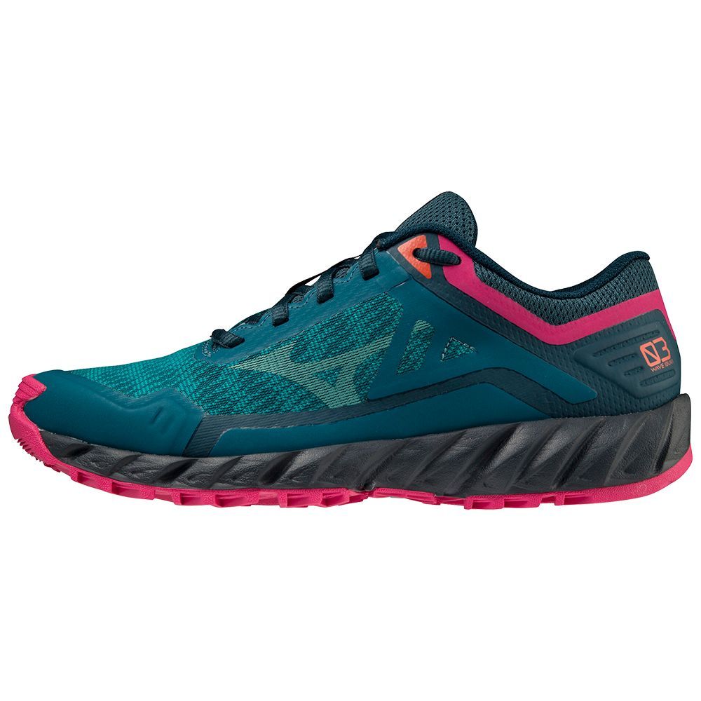 Pantofi Alergare Trail Mizuno Wave Ibuki 3 Dama Albastri | FEGWRK486