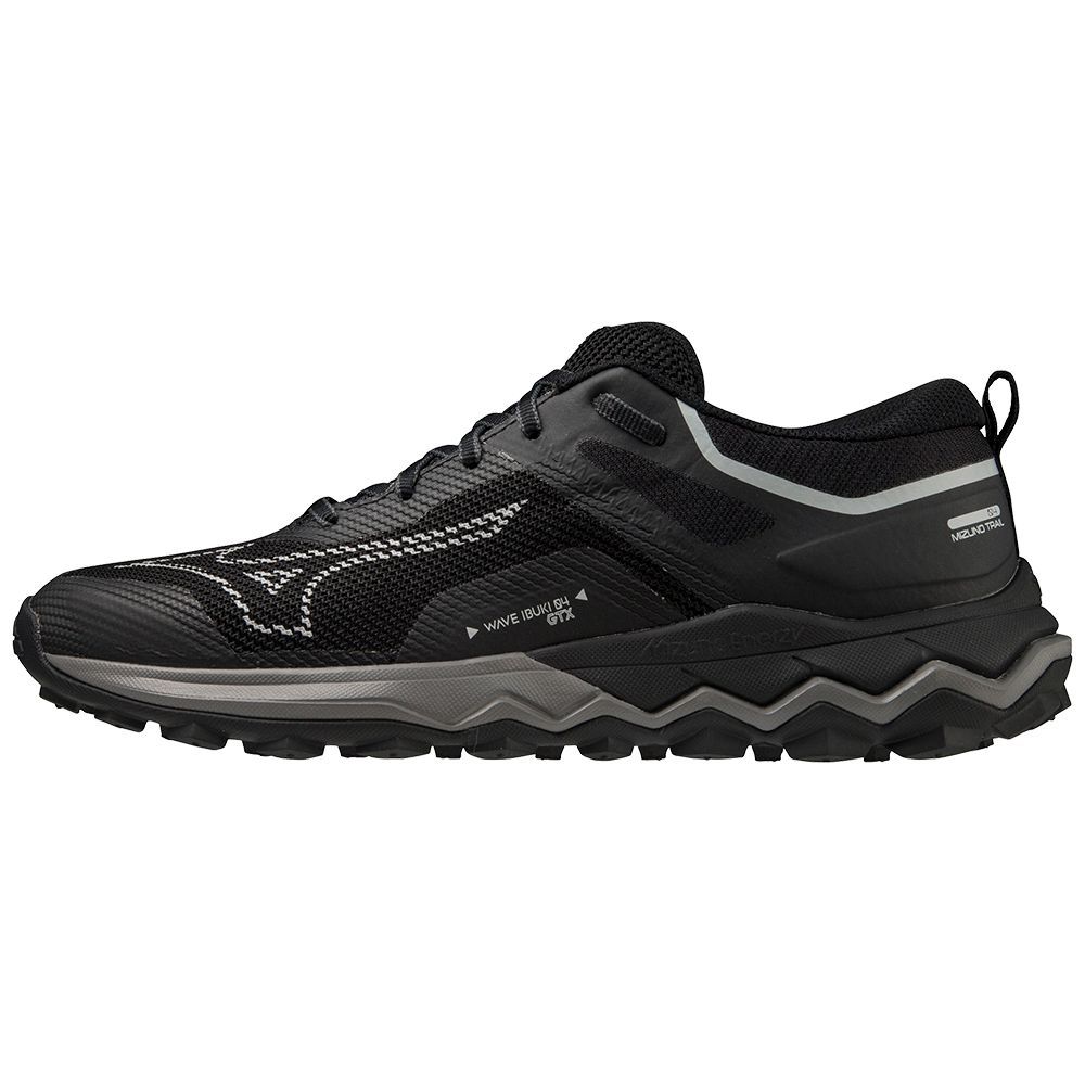 Pantofi Alergare Trail Mizuno Wave Ibuki 4 Gtx Dama Negrii Argintii | ZMGOIV834