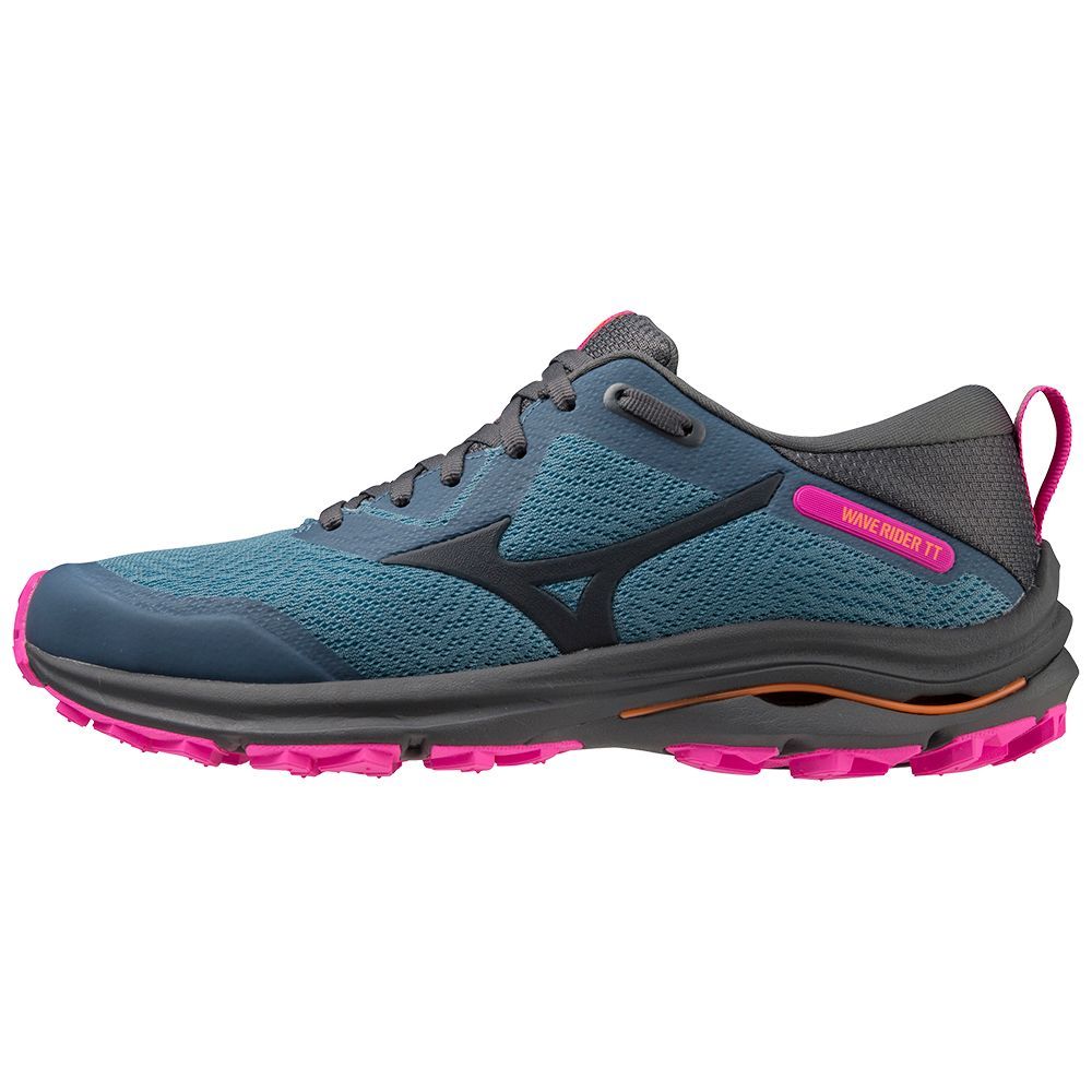 Pantofi Alergare Trail Mizuno Wave Rider Tt Dama Albastri | TEYQWX059