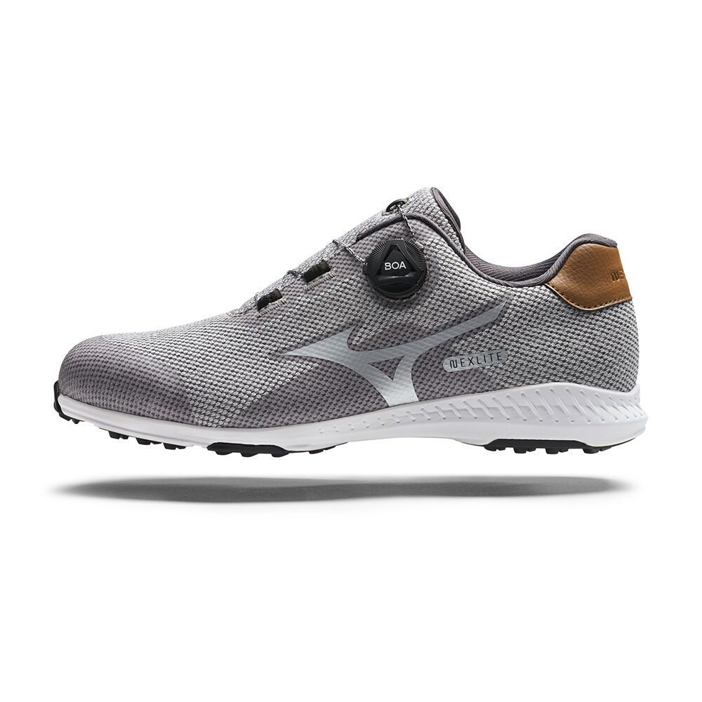Pantofi Golf Mizuno Nexlite 008 Boa Barbati Gri | ERXQJY569