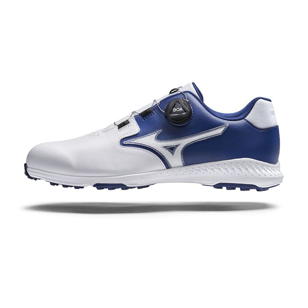 Pantofi Golf Mizuno Nexlite Gs Spikeless Barbati Albi Bleumarin | WQYCPB157