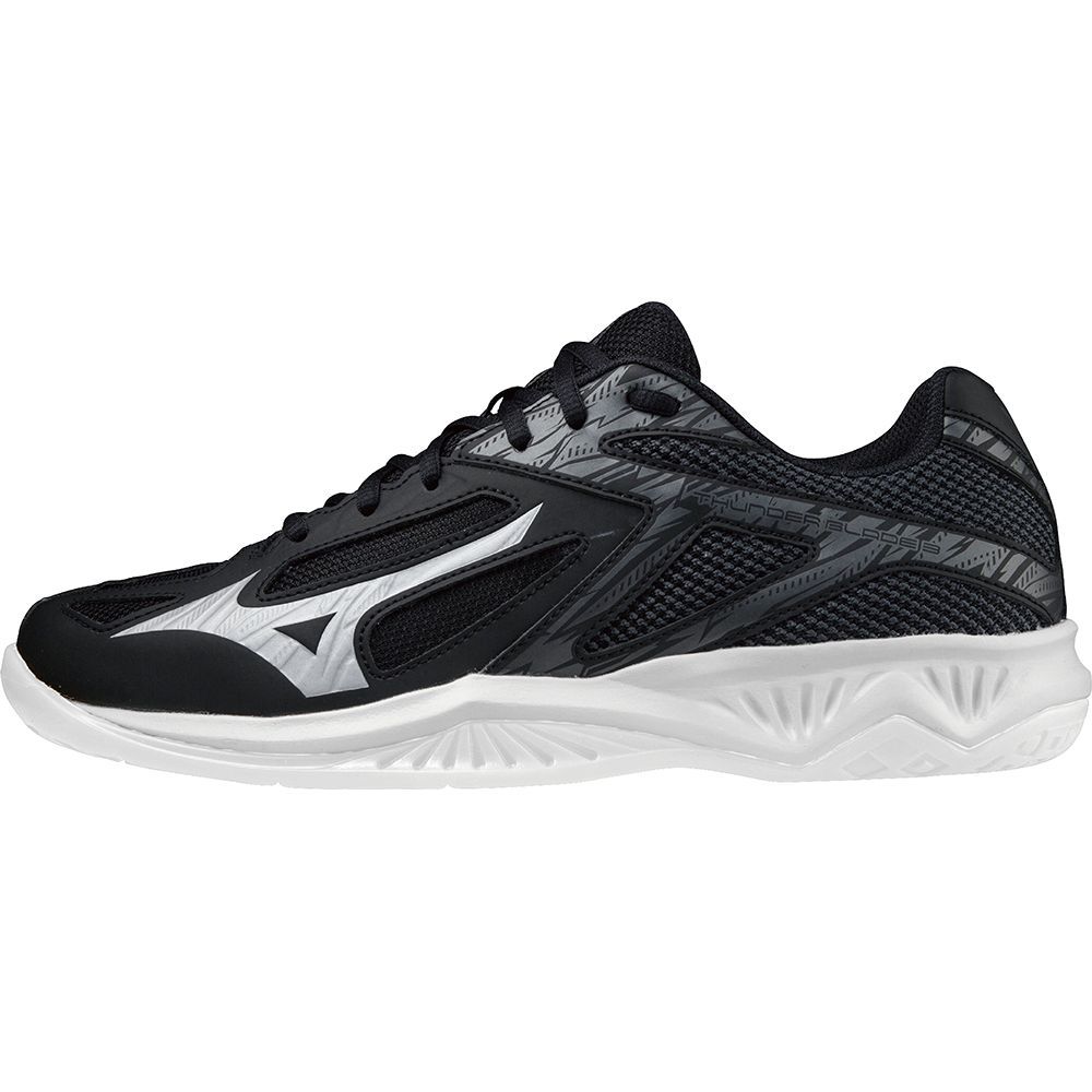 Pantofi Volei Mizuno Thunder Blade 3 Barbati Negrii Albi | UJLVDQ856