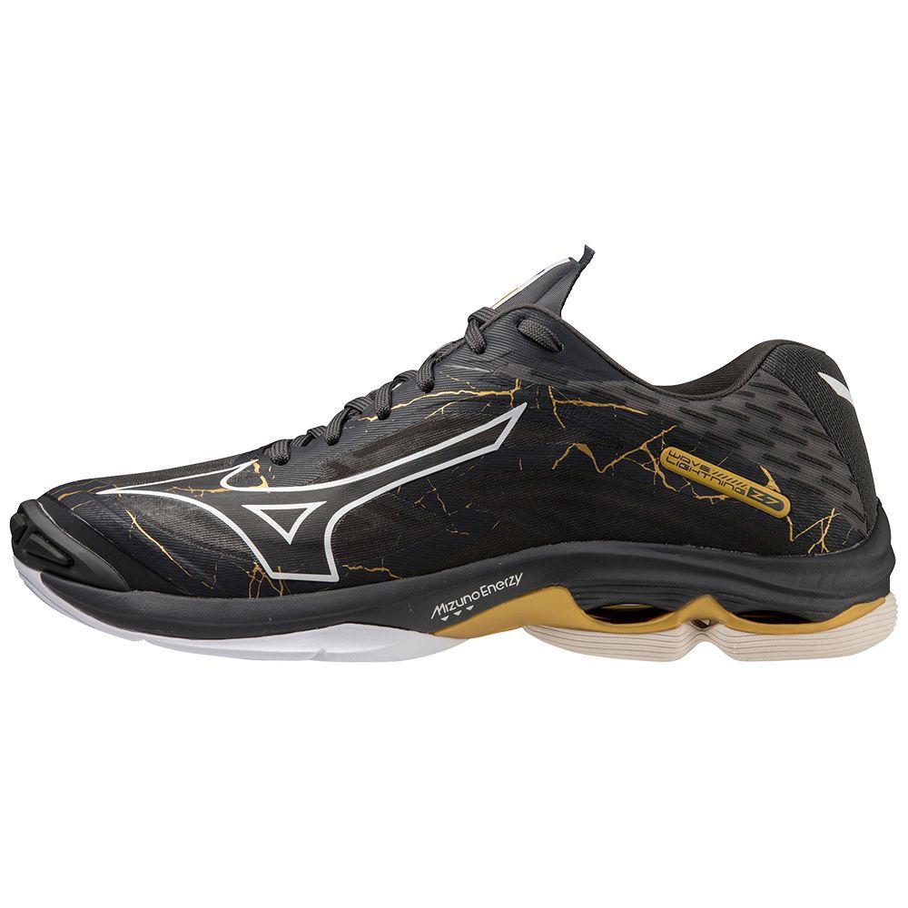 Pantofi Volei Mizuno Wave Lightning Z7 Dama Negrii Aurii | IOPVND609