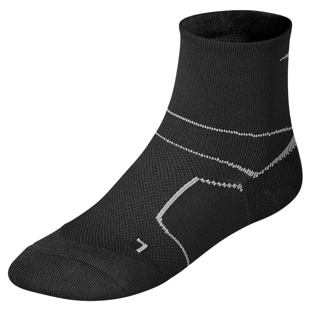 Sosete Mizuno Er Trail Barbati Negrii Gri | NXPTDQ830