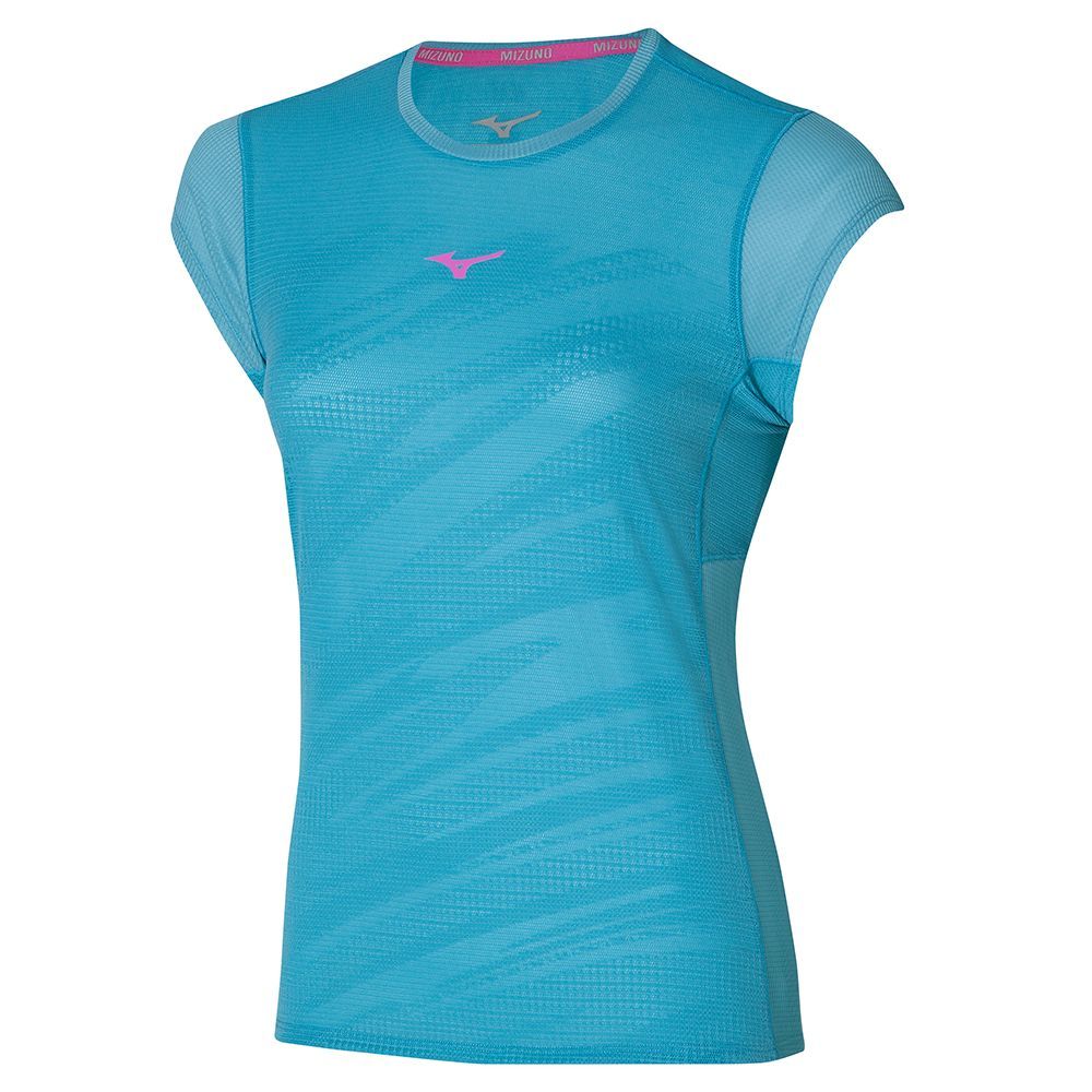Topuri Mizuno Aero Tee Dama Albastri | SNUEJZ037