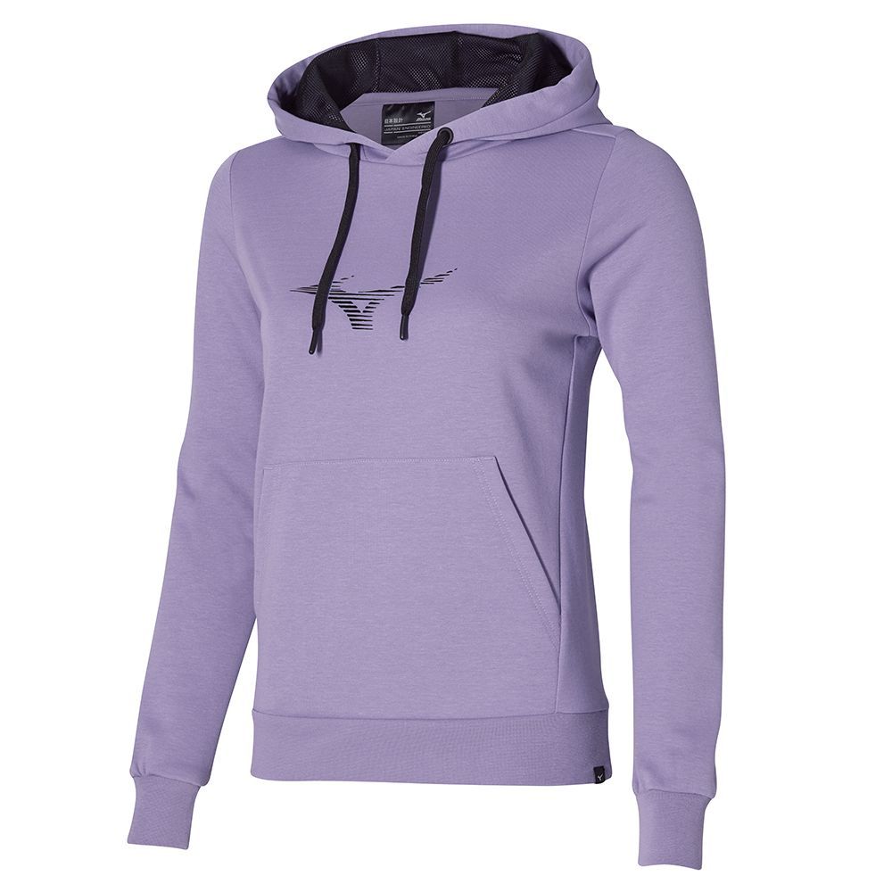 Topuri Mizuno Athletics Graphic Hoody Dama Violet | IYDJLT682