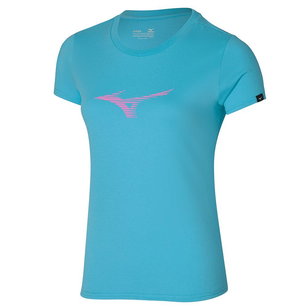 Topuri Mizuno Athletics Rb Tee Dama Albastri | JTCBEO259