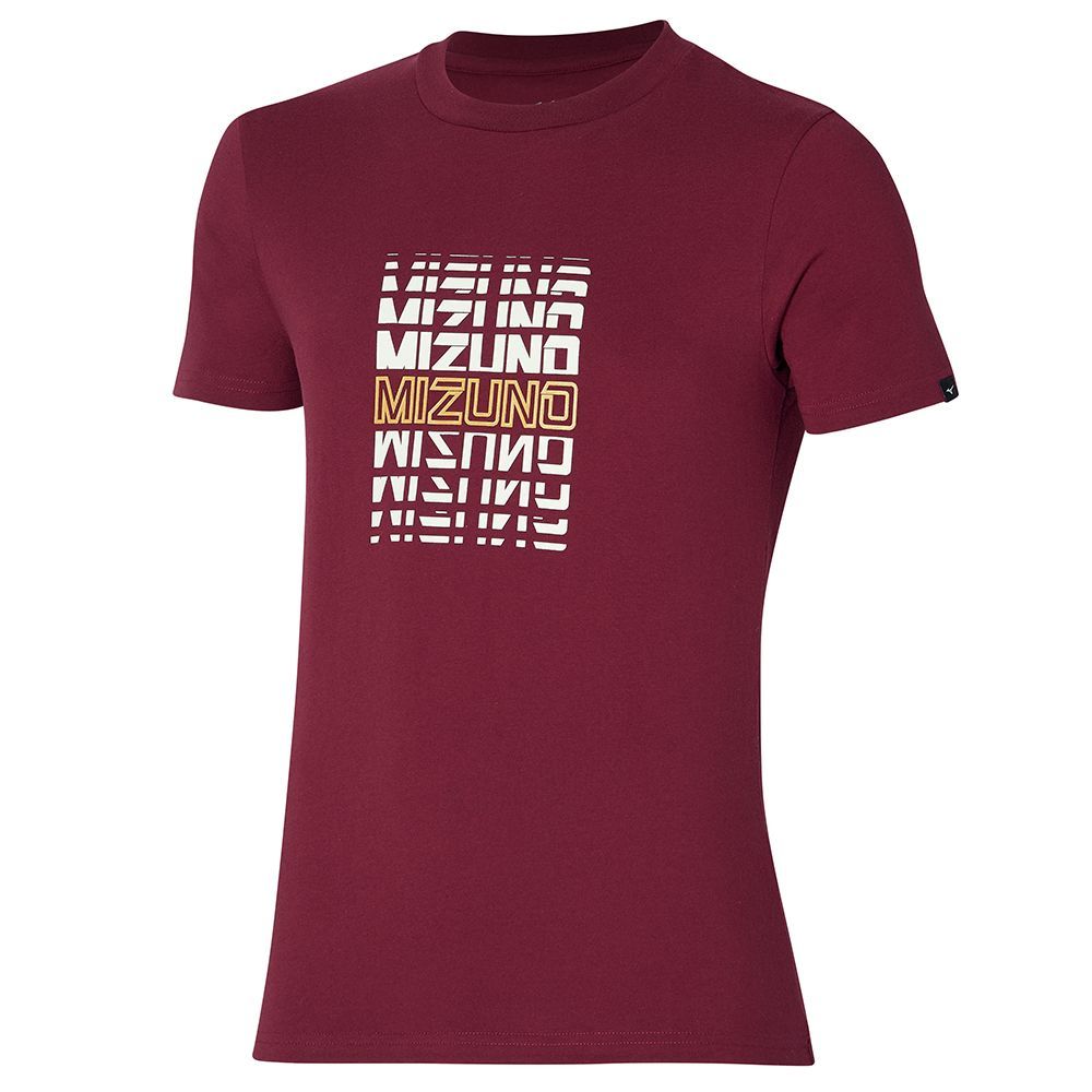 Topuri Mizuno Athletics Tee Barbati Negrii | QFCJTO132