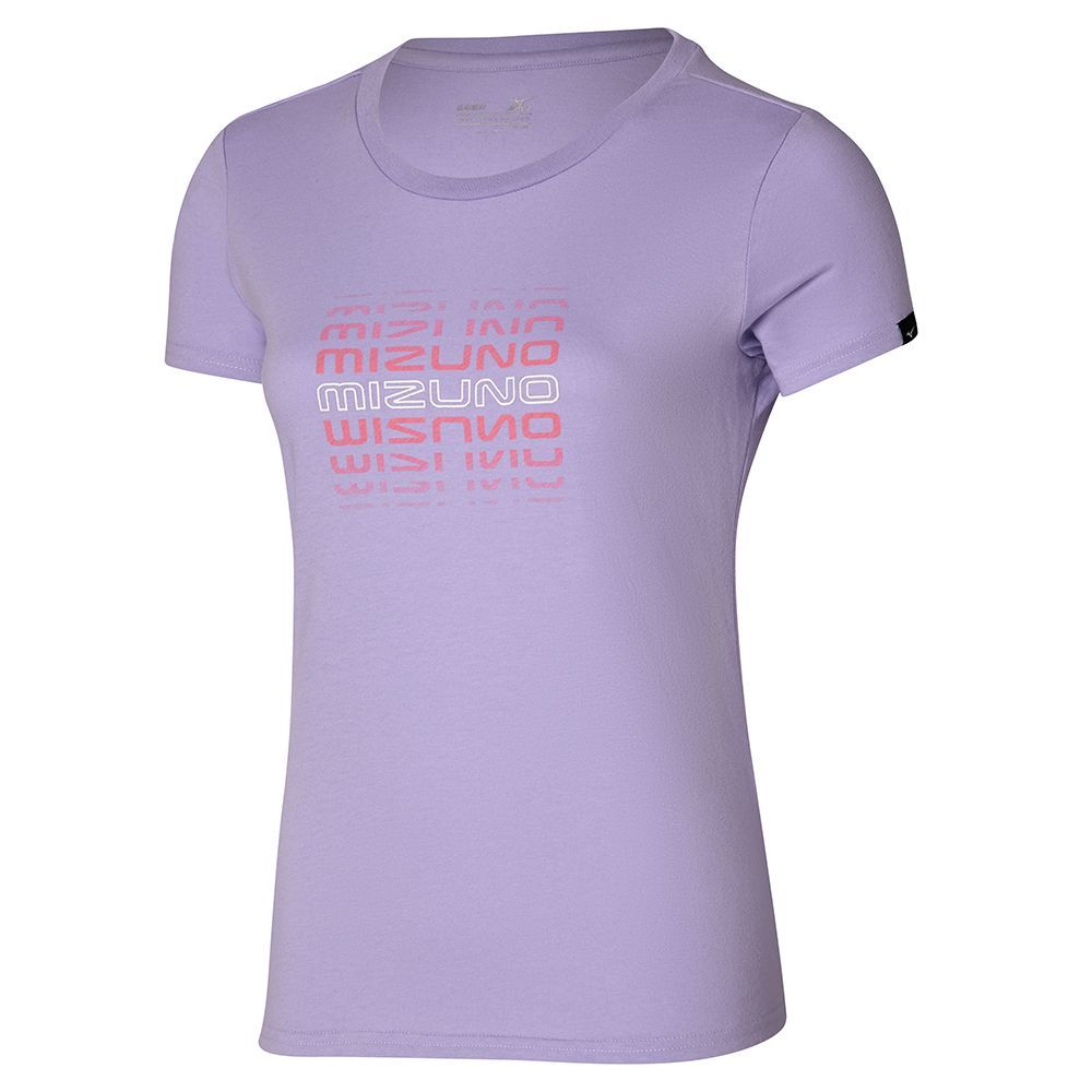 Topuri Mizuno Athletics Tee Dama Violet | FYKWSD378