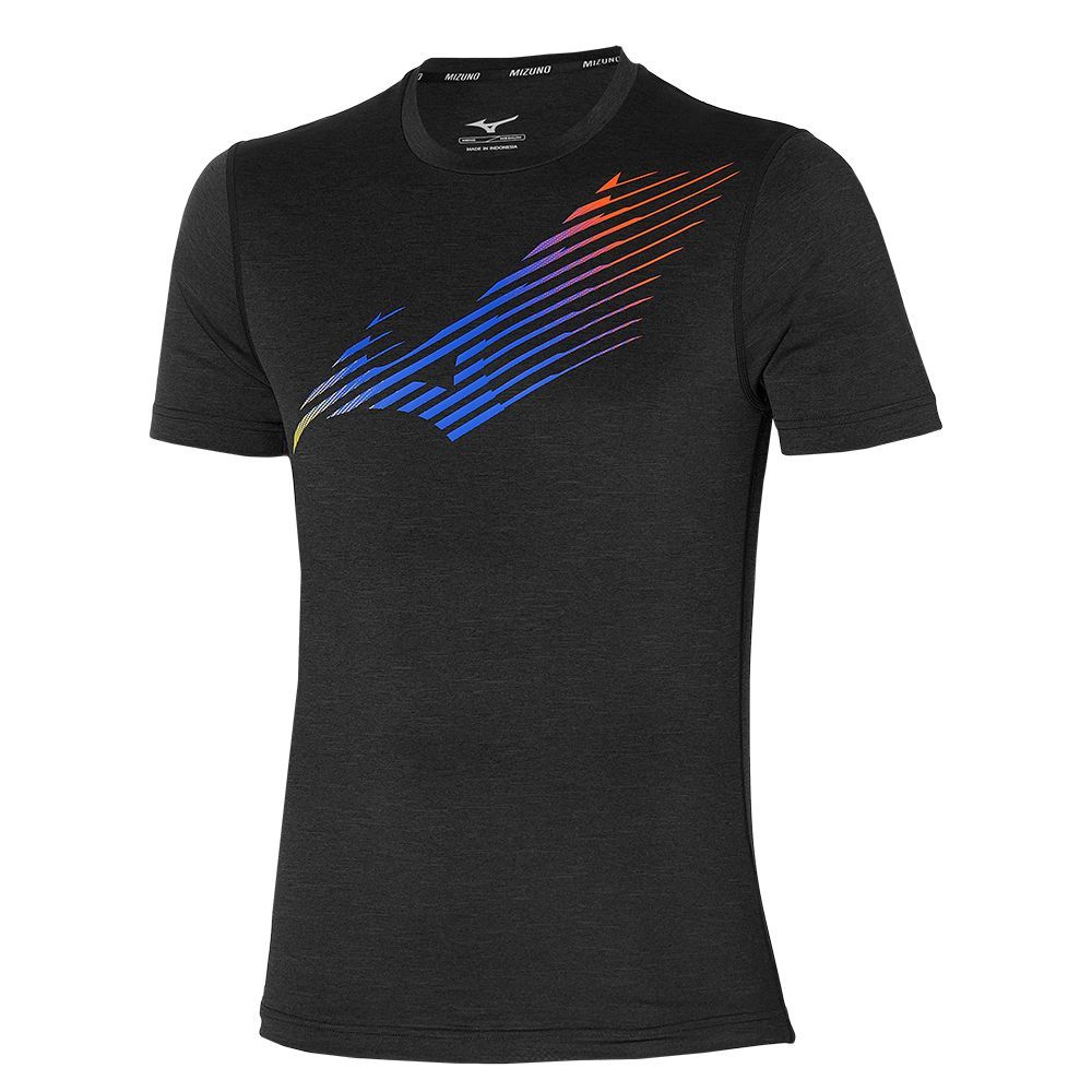 Topuri Mizuno Core Graphic Rb Tee Barbati Negrii | LTDORG803
