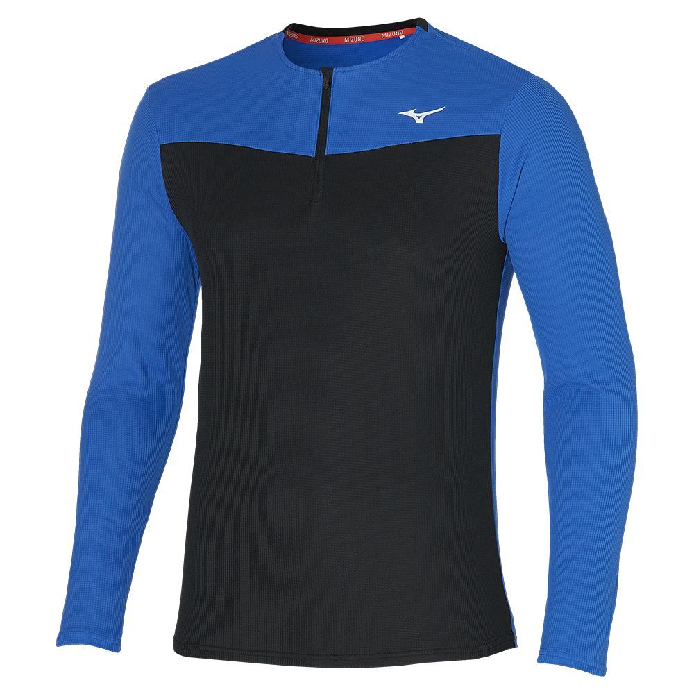 Topuri Mizuno Dryaeroflow Ls Hz Barbati Negrii | EWXUYQ529