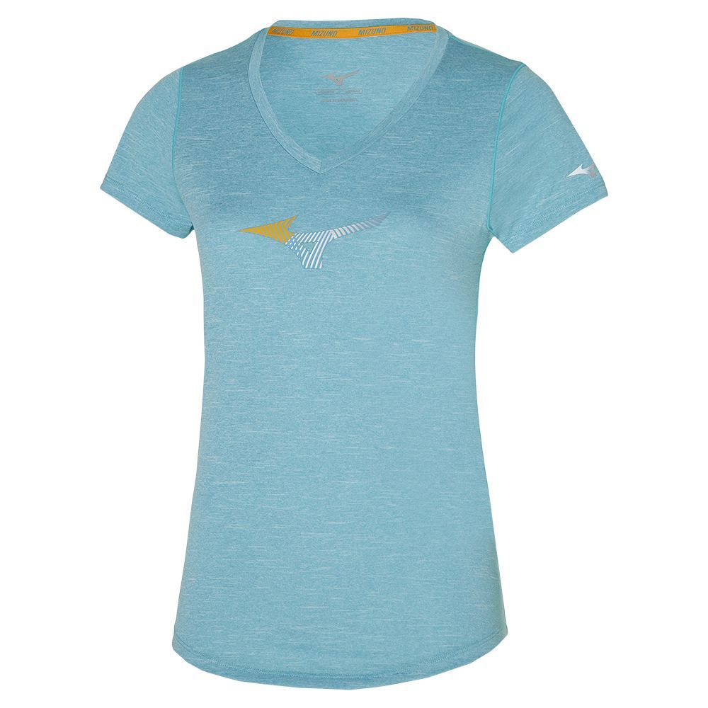 Topuri Mizuno Impusle Core Rb Tee Dama Albastri | GEXNHA238