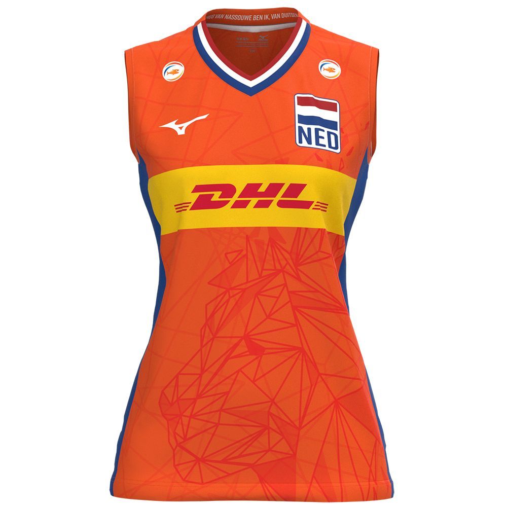 Topuri Mizuno Nevobo Replica Shirt Dama Portocalii | XQJAIY538