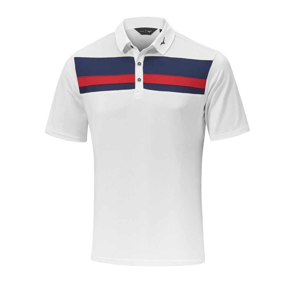 Topuri Mizuno Quick Dry Citizen Polo Barbati Albi | GOSKRE983
