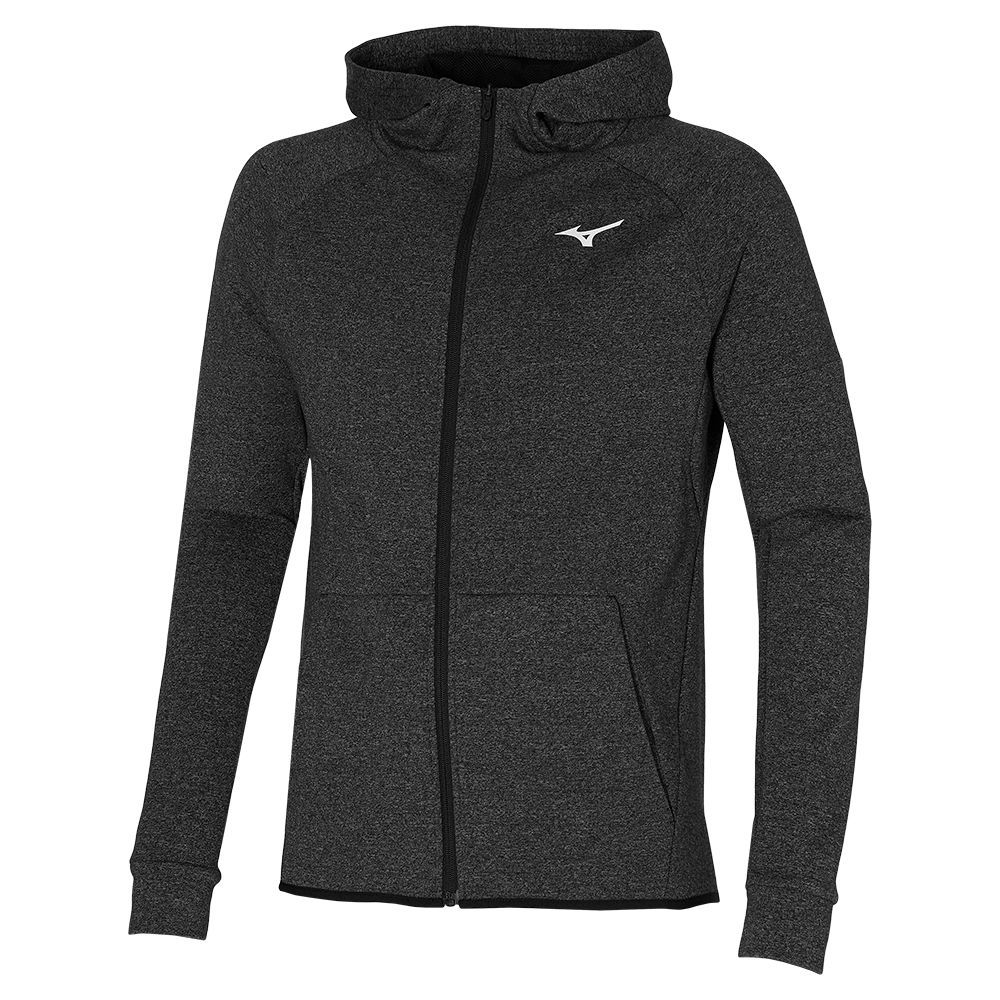 Topuri Mizuno Rb Sweat Hoodie Barbati Negrii | FTENBK618