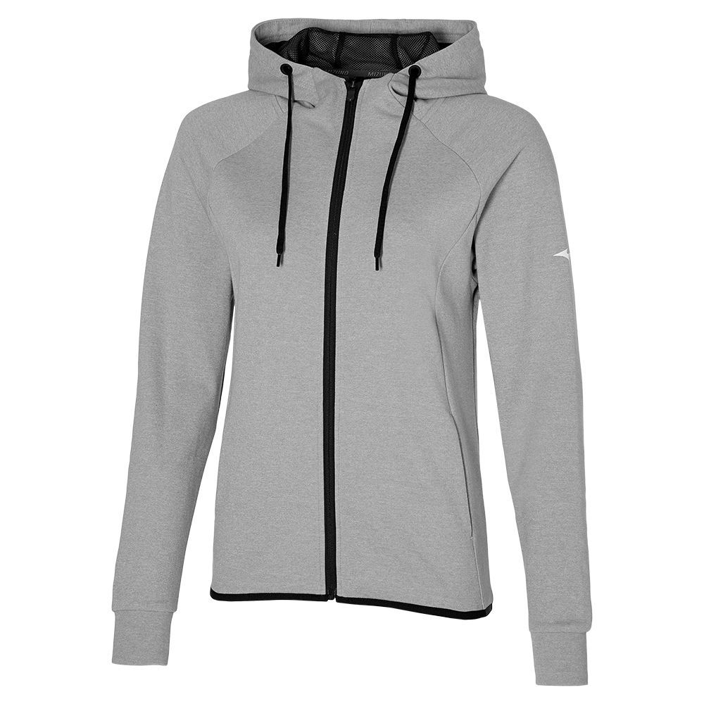 Topuri Mizuno Rb Sweat Hoodie Dama Gri | SBFVNL837